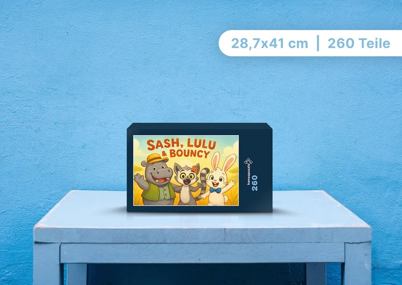 110533 Kinder - Sash, Lulu und Bouncy Puzzle