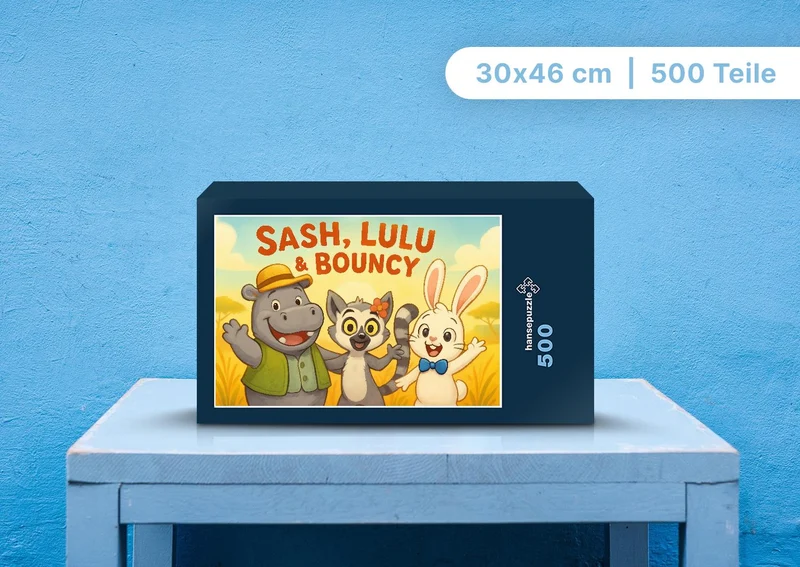 110533 Kinder - Sash, Lulu und Bouncy Puzzle