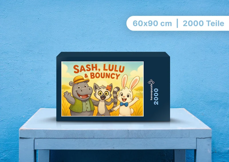 110533 Kinder - Sash, Lulu und Bouncy Puzzle
