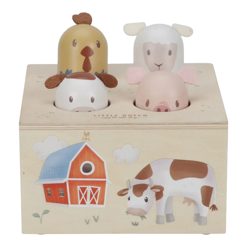 Holzspielzeug zum Aufklappen – Little Farm