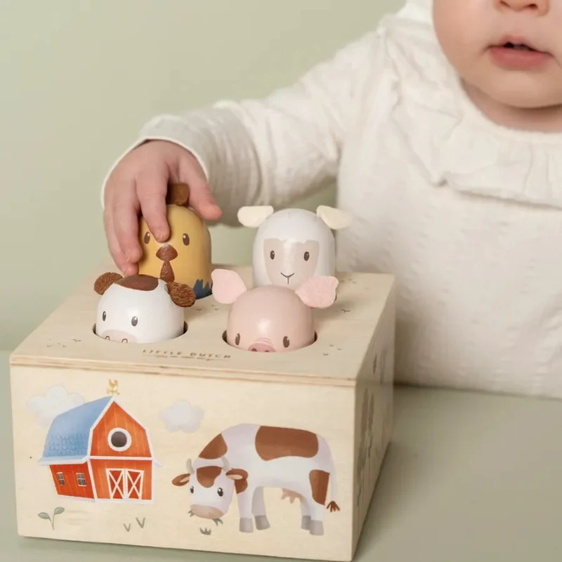 Holzspielzeug zum Aufklappen – Little Farm