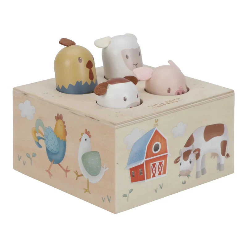 Holzspielzeug zum Aufklappen – Little Farm