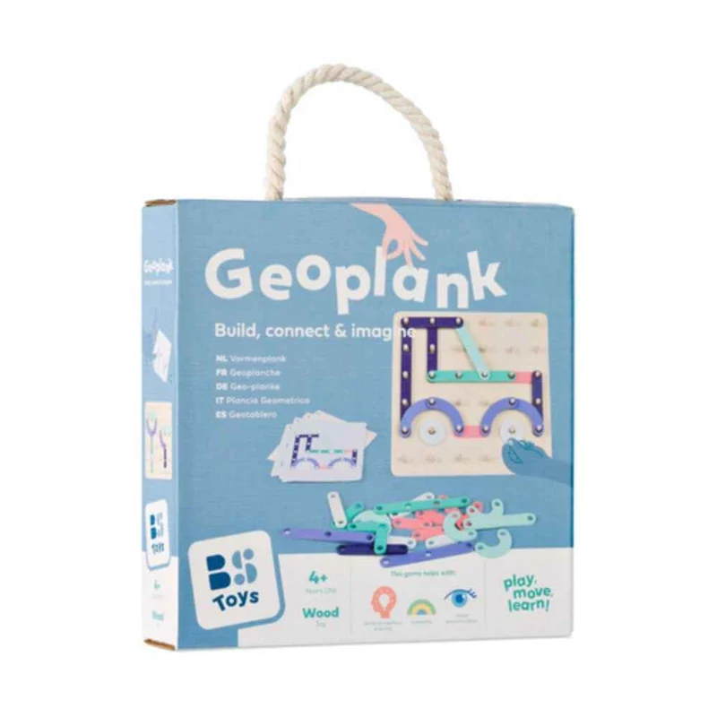 Holz-Manipulationstafel mit Plättchen – Geoplank