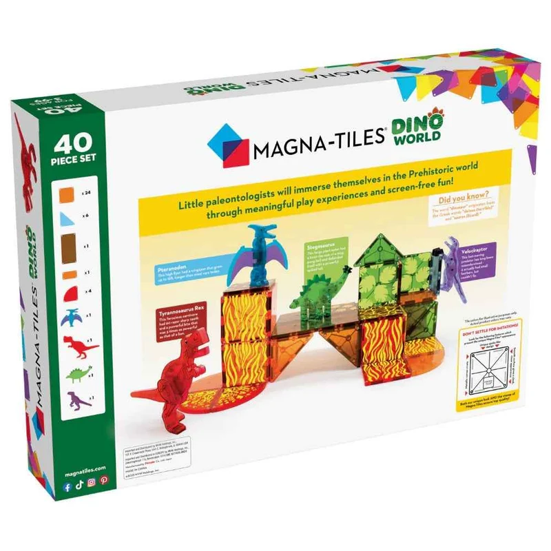 Magnetklötze – Dino World 40 Teile