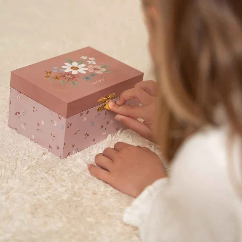 Spieluhr-Schmuckkästchen Evi mit tanzender Ballerina – Musikdose für Kinder