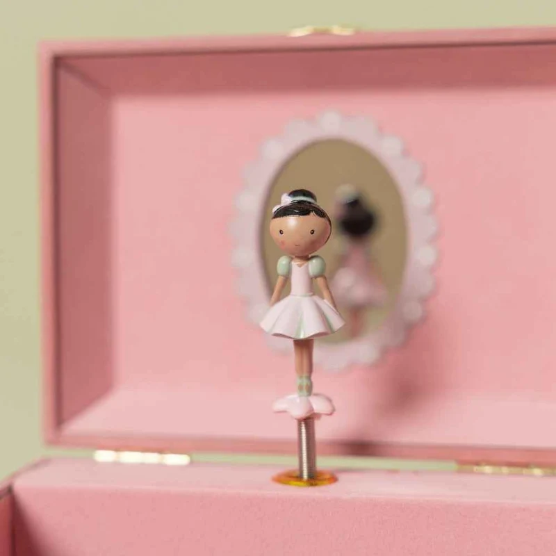 Spieluhr-Schmuckkästchen Evi mit tanzender Ballerina – Musikdose für Kinder