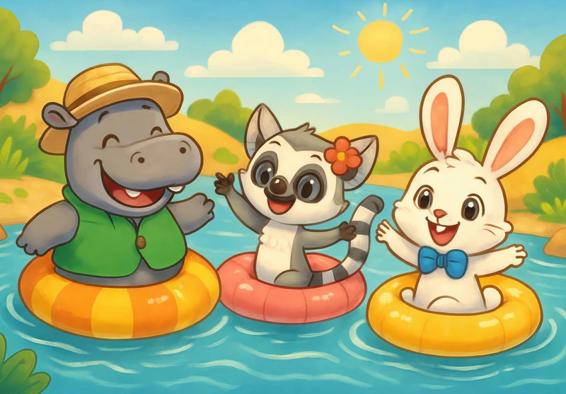110518 Kinder - Sash, Lulu und Bouncy Puzzle