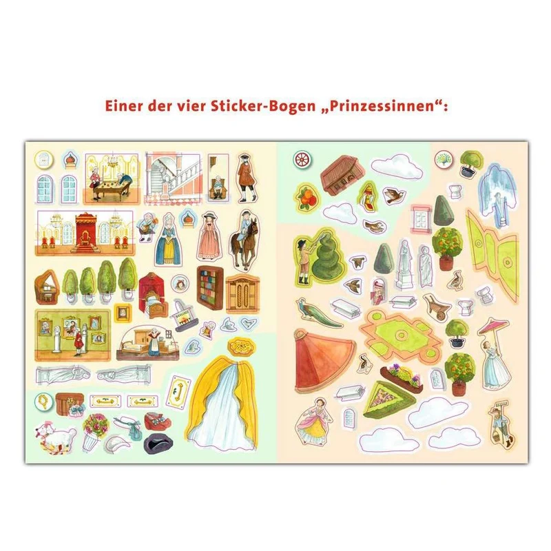 Ravensburger Wieso? Weshalb? Warum? Stickerheft: Prinzessinnen