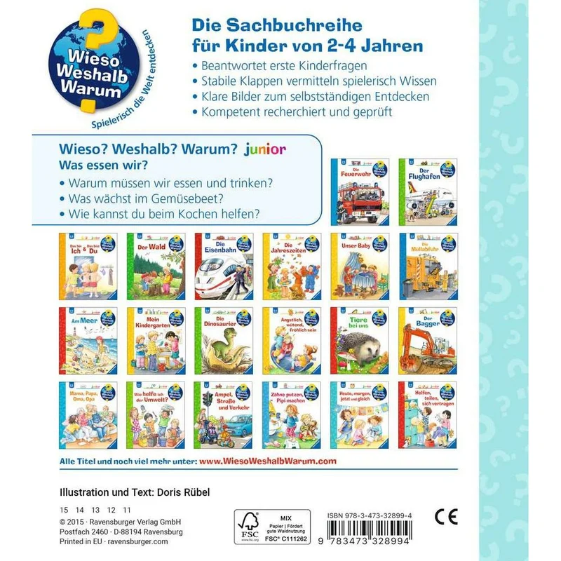Ravensburger Wieso? Weshalb? Warum? junior, Band 53: Was essen wir?