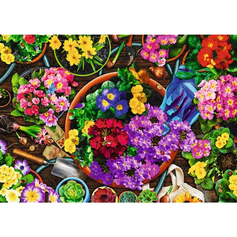 Trefl Premium Plus - Working in the Garden (2x500pcs)