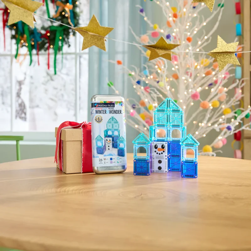 Magnetklötze – Travel Winter Wonder, 26 Teile