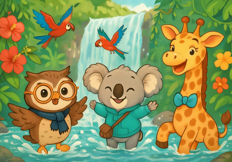 111033 Kinder - Ollie, Kiki und Nala Puzzle