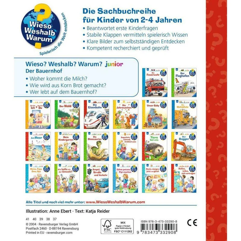 Ravensburger Wieso? Weshalb? Warum? junior, Band 1: Der Bauernhof