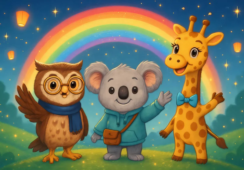 111018 Kinder - Ollie, Kiki und Nala Puzzle