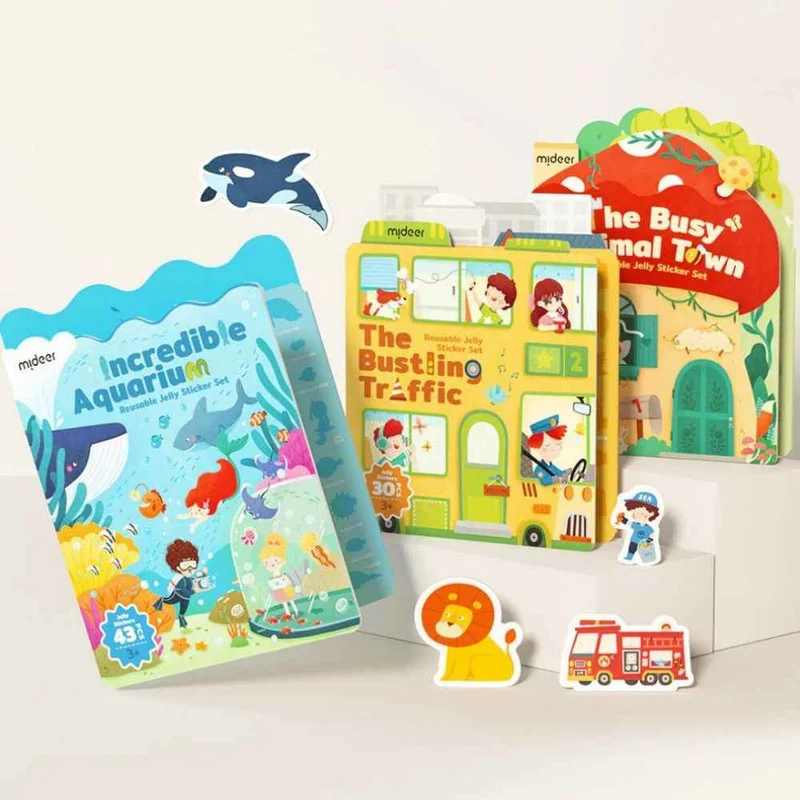 Set mit wiederverwendbaren Gel-Aufklebern – Incredible Aquarium