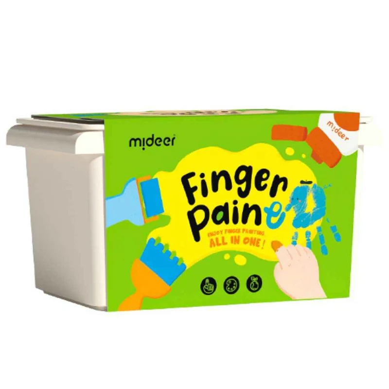 Fingerfarben-Set mit Zubehör