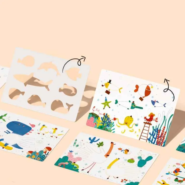 Fingerfarben-Set mit Zubehör