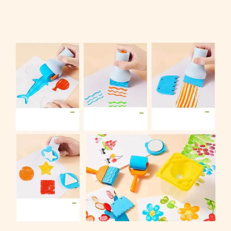Fingerfarben-Set mit Zubehör