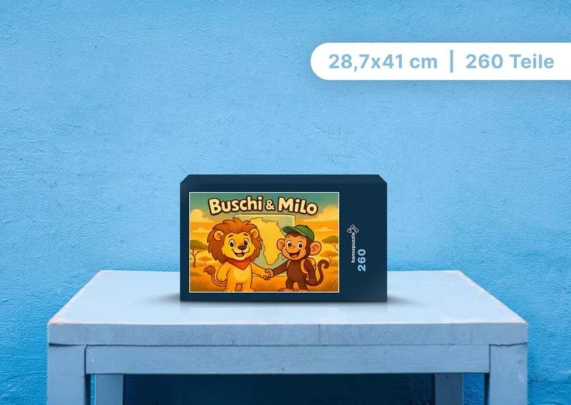 110818 Kinder - Buschi und Milo Puzzle
