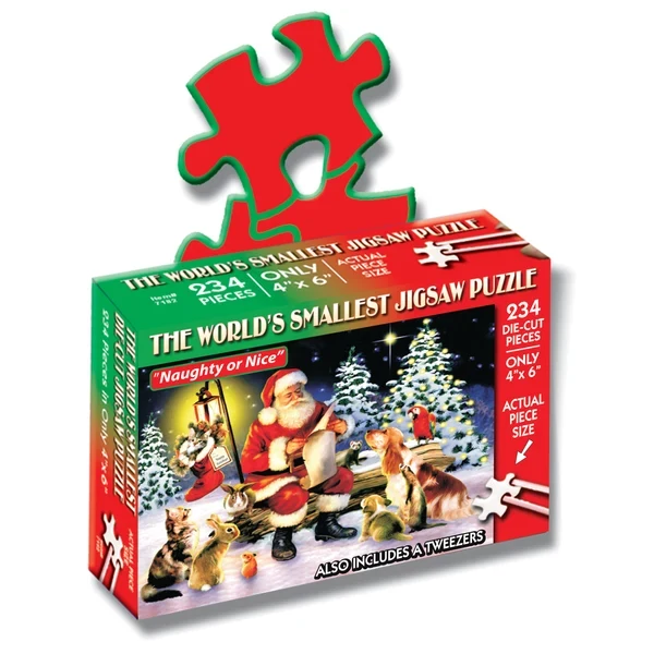 World's Smallest Holiday Puzzle - Naughty or Nice (234pcs)
