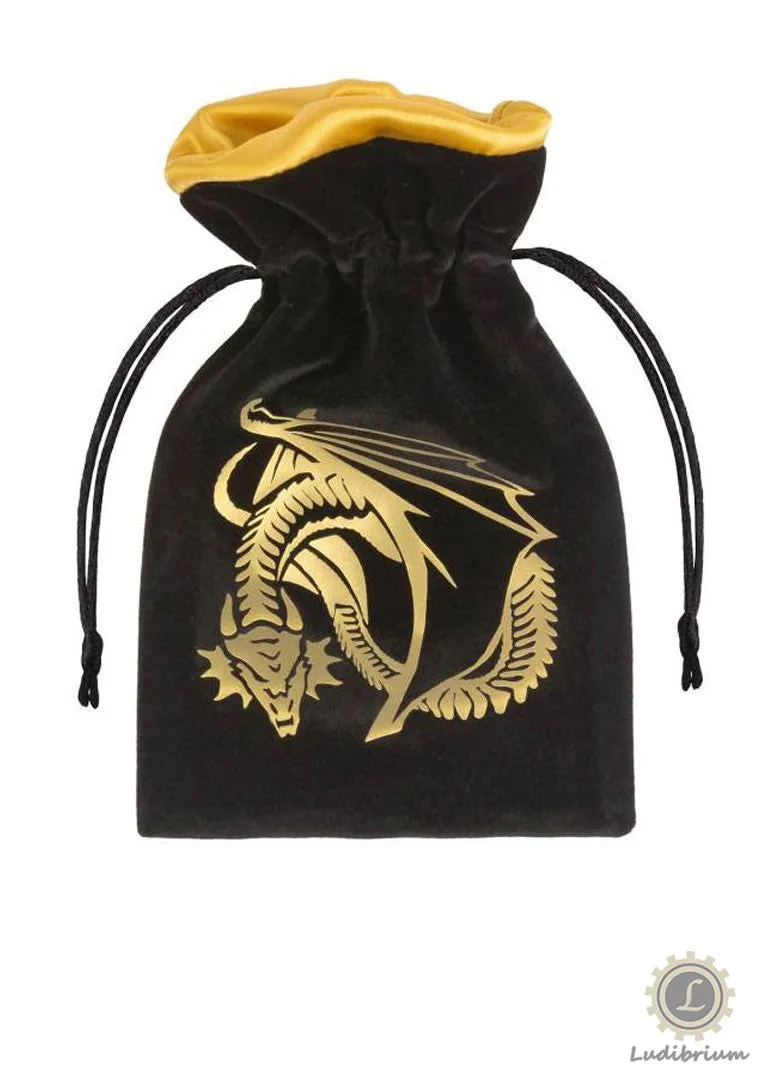 Dragon - Würfelbeutel schwarz und gold