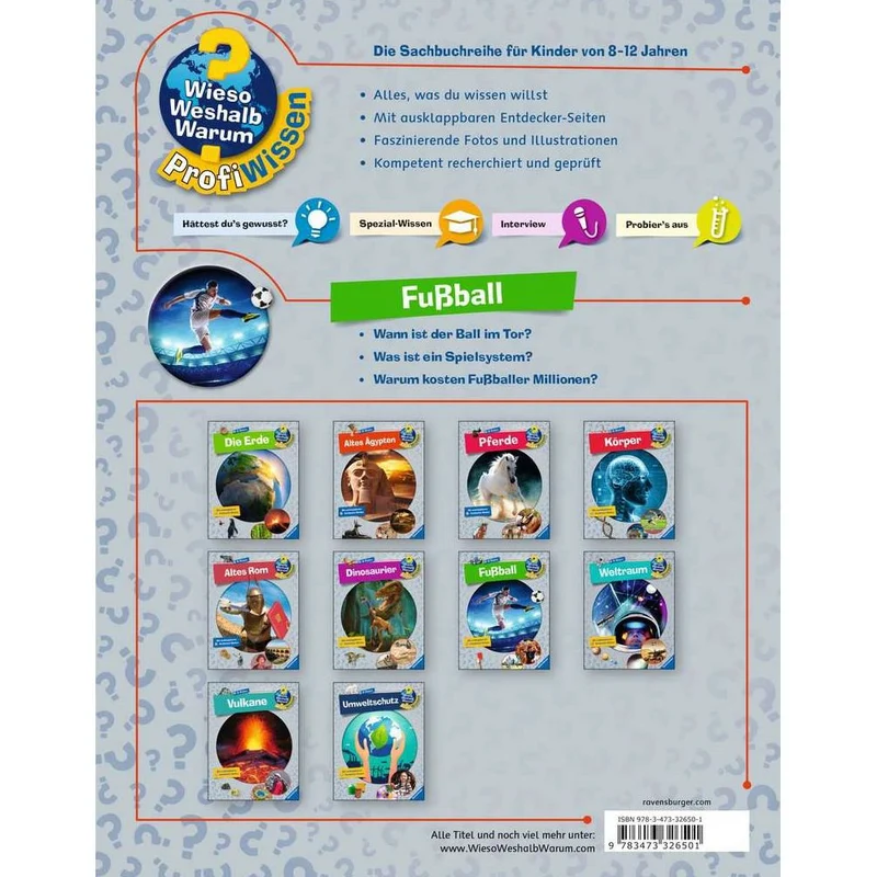 Ravensburger Wieso? Weshalb? Warum? ProfiWissen, Band 15: Fussball