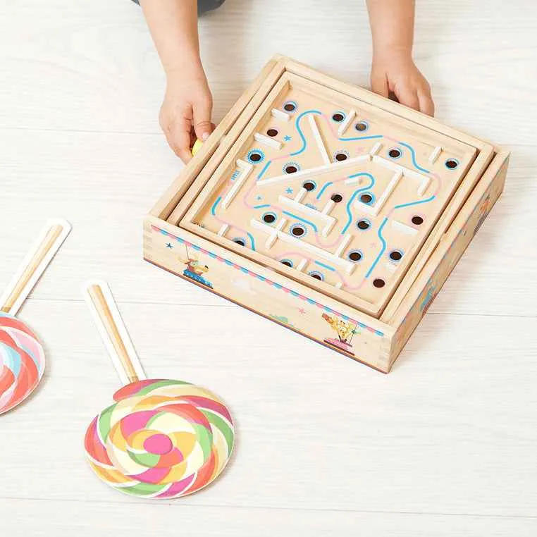 Geschicklichkeitsspiel – Labyrinth Ball Maze Applepop