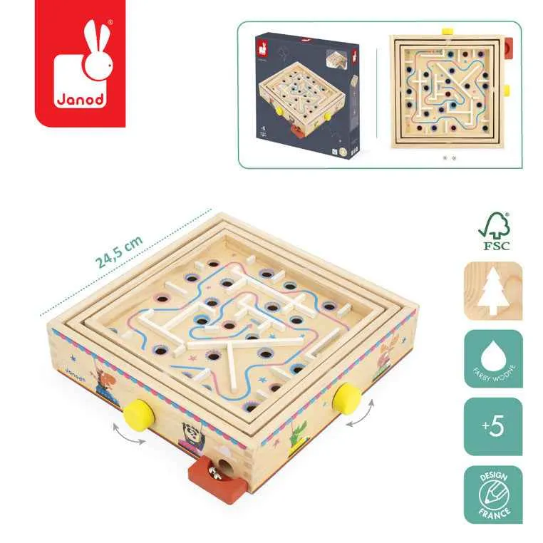 Geschicklichkeitsspiel – Labyrinth Ball Maze Applepop