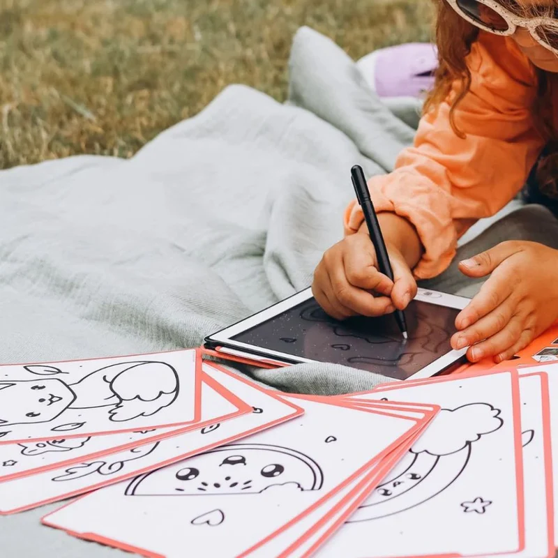 Grafiktablett zum Zeichnen mit Vorlagen Kidydraw Mini – Kawai