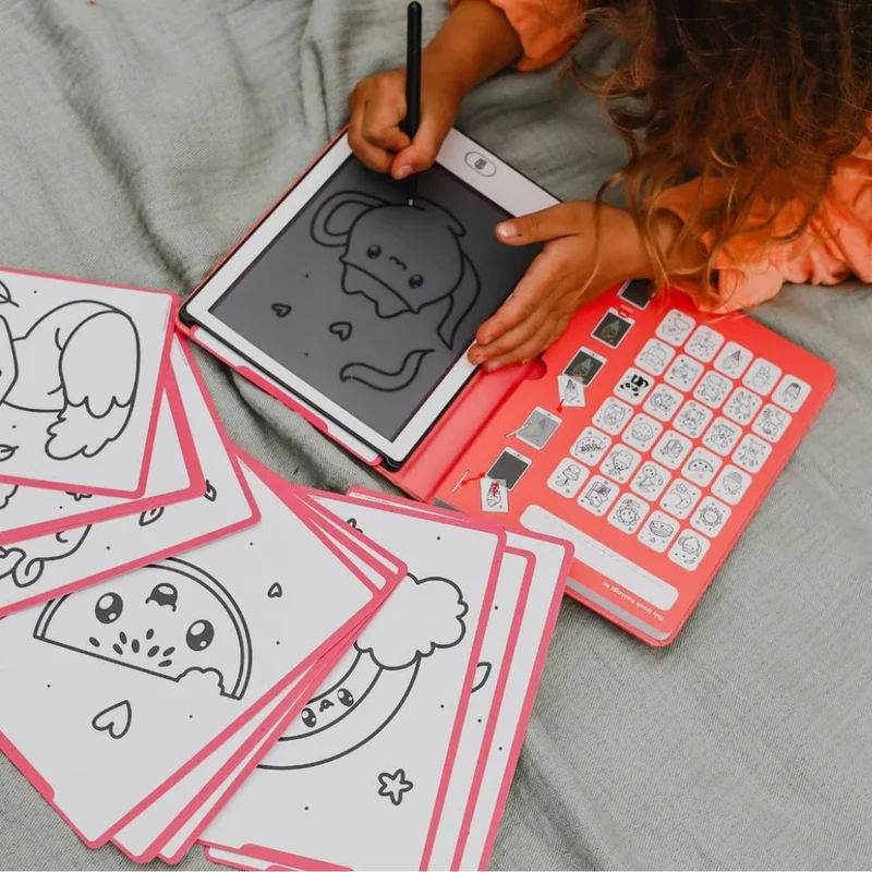 Grafiktablett zum Zeichnen mit Vorlagen Kidydraw Mini – Kawai