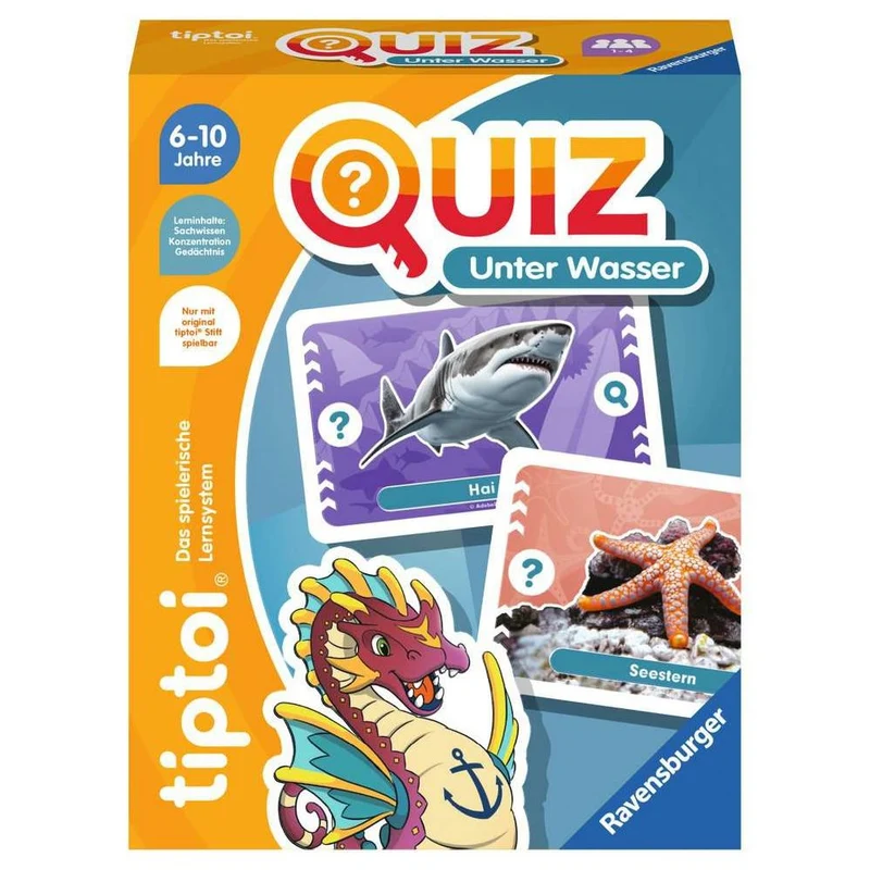 Ravensburger tiptoi® Quiz Unter Wasser