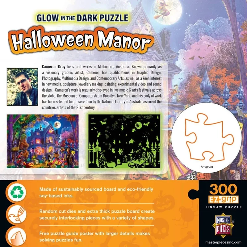 Halloween Manor - Glow in the Dark (300pcs) (EZ Grip)