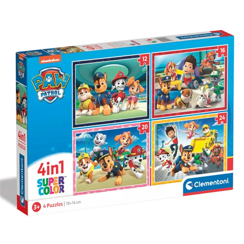Clementoni Puzzle Paw Patrol 4in1