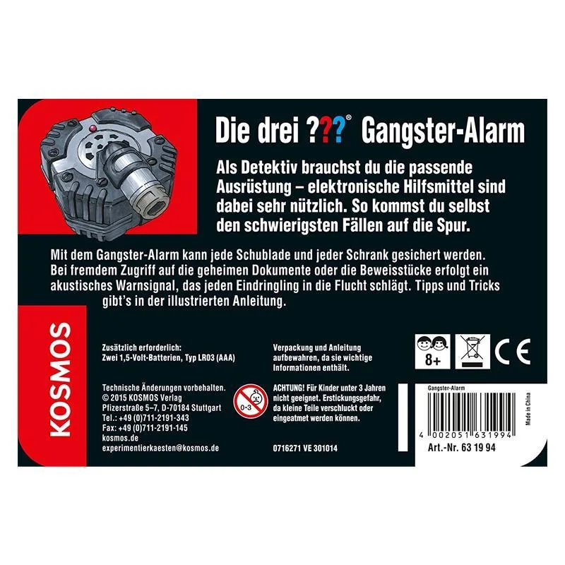 Kosmos Die drei ??? - Gangster - Alarm