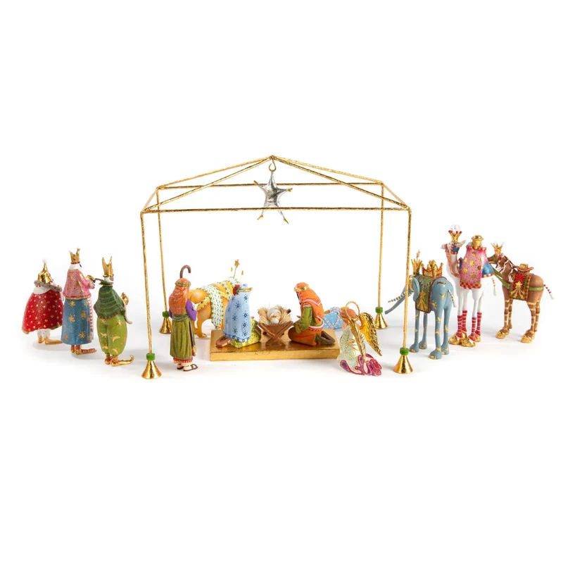 Krinkles - Krippe 13 - teilig Mini Nativity Set