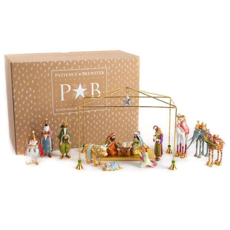 Krinkles - Krippe 13 - teilig Mini Nativity Set