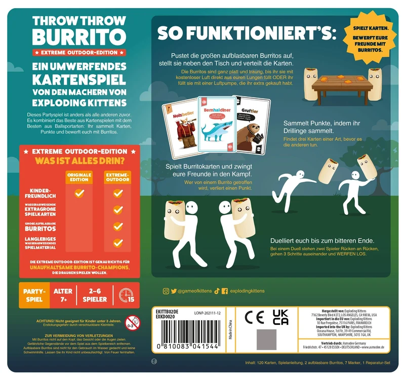 Throw Throw Burrito Extreme Outdoor-Edition DE