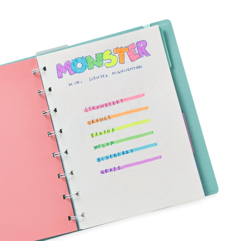 Duftende Neon-Filzstifte – Kleine Monster