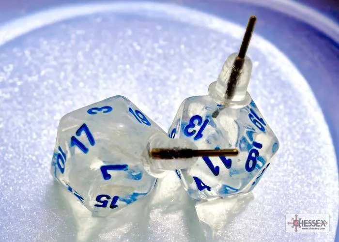 Ohrstecker MINI D20 Borealis Icicle LUMINARY (1 Paar), sprachunabhängig