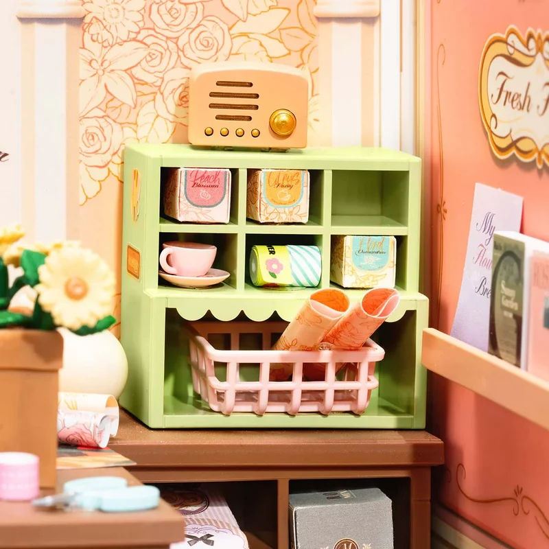 Robotime Fresh Flower Shop DW017B
