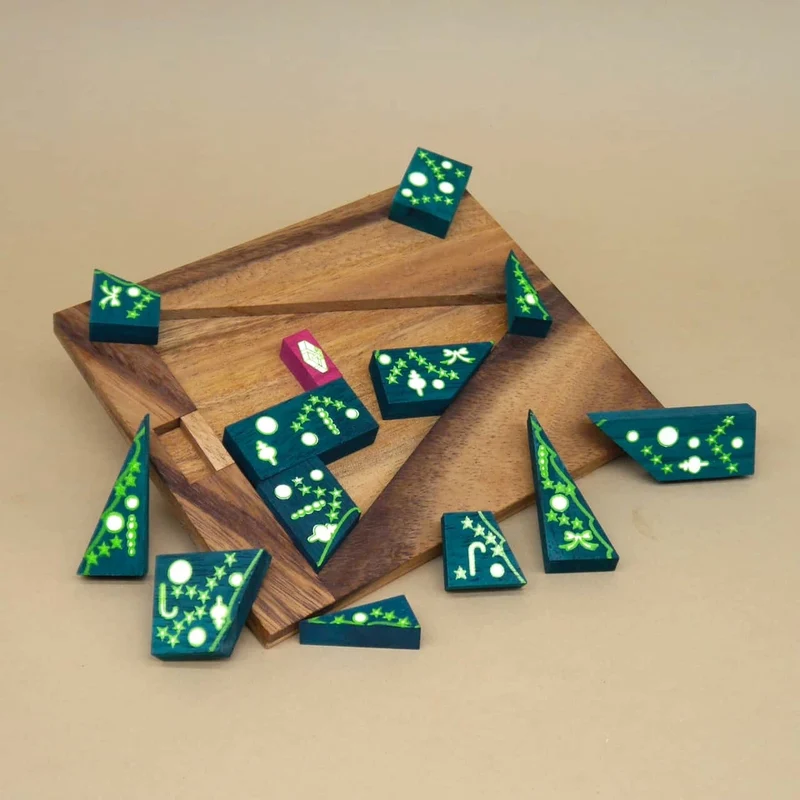 XMAS - tolles Weihnachtsbaum-Puzzle