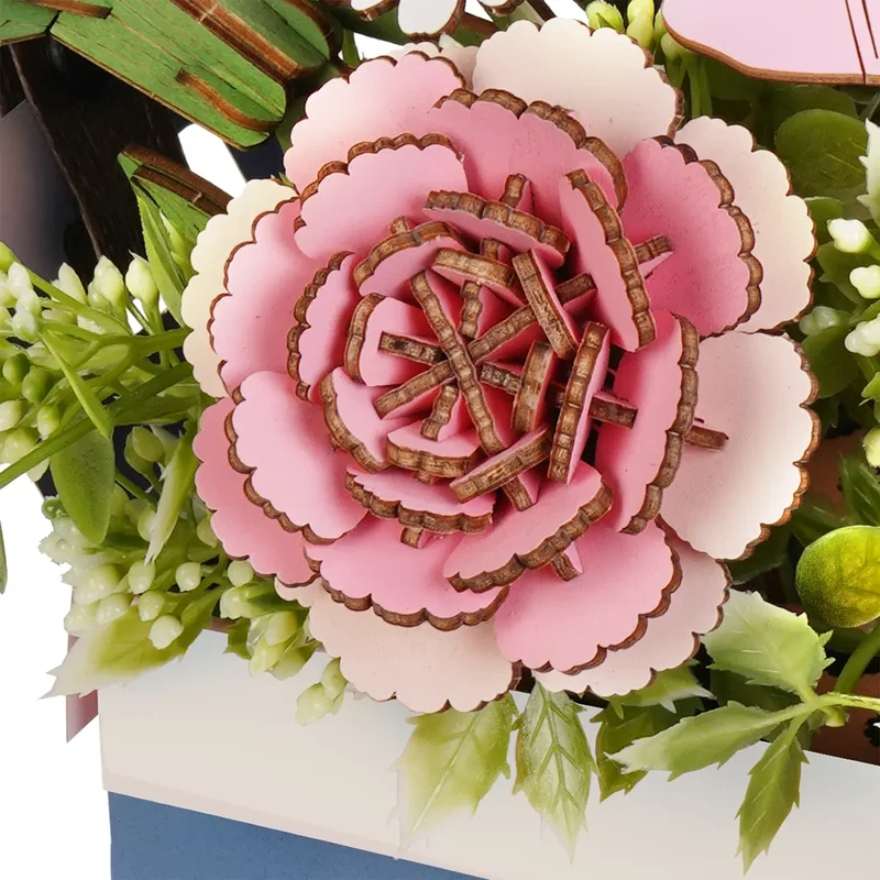 Robotime Wooden Flower Basket TW03H