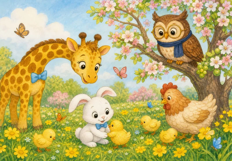 113244 Kinder - Nala, Bouncy und Ollie Puzzle