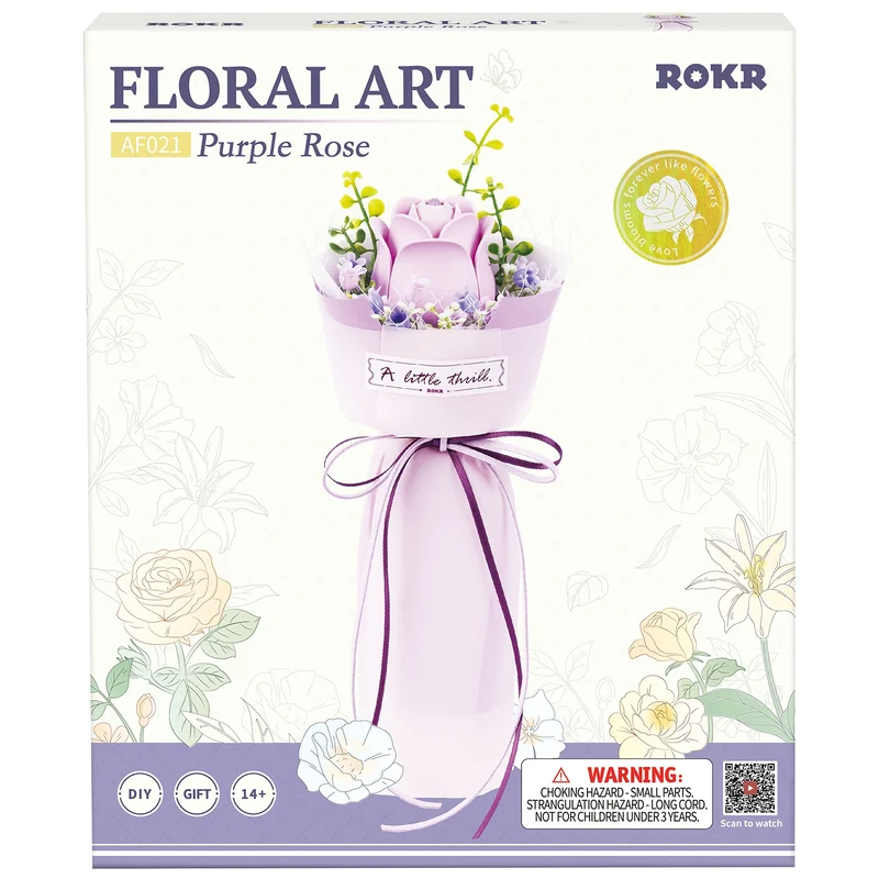Robotime Purple Rose AF021