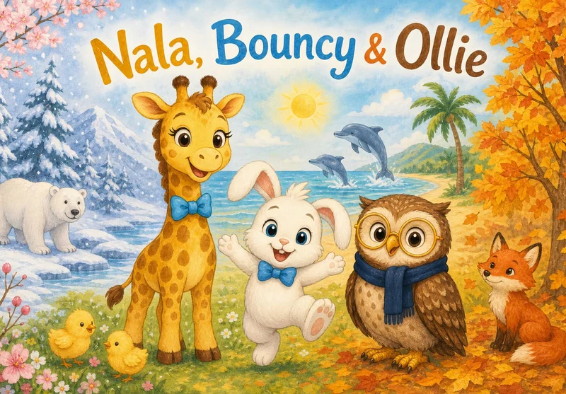 113224 Kinder - Nala, Bouncy und Ollie Puzzle
