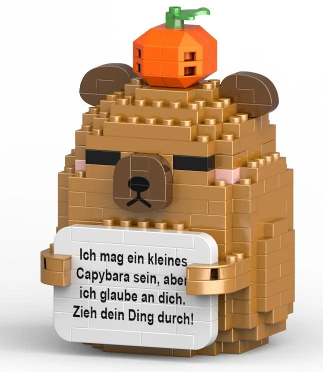 World of Brixx Building Set 70435 - positives Capybara