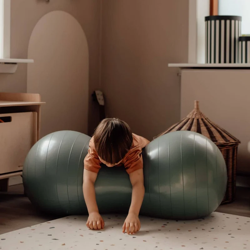 Erdnuss-Gymnastikball für Kinder - Blue