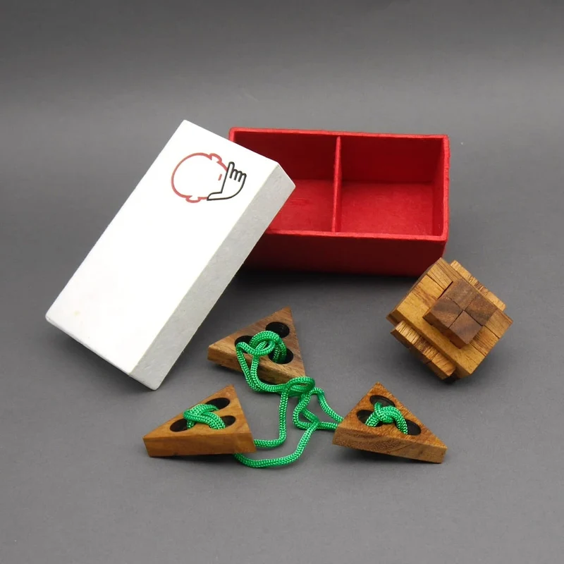 Knobelspiele-Set - Geschenkidee für Denker