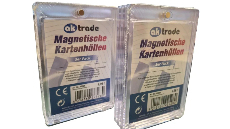 AK trade - Magnetische Kartenhüllen 3er Pack