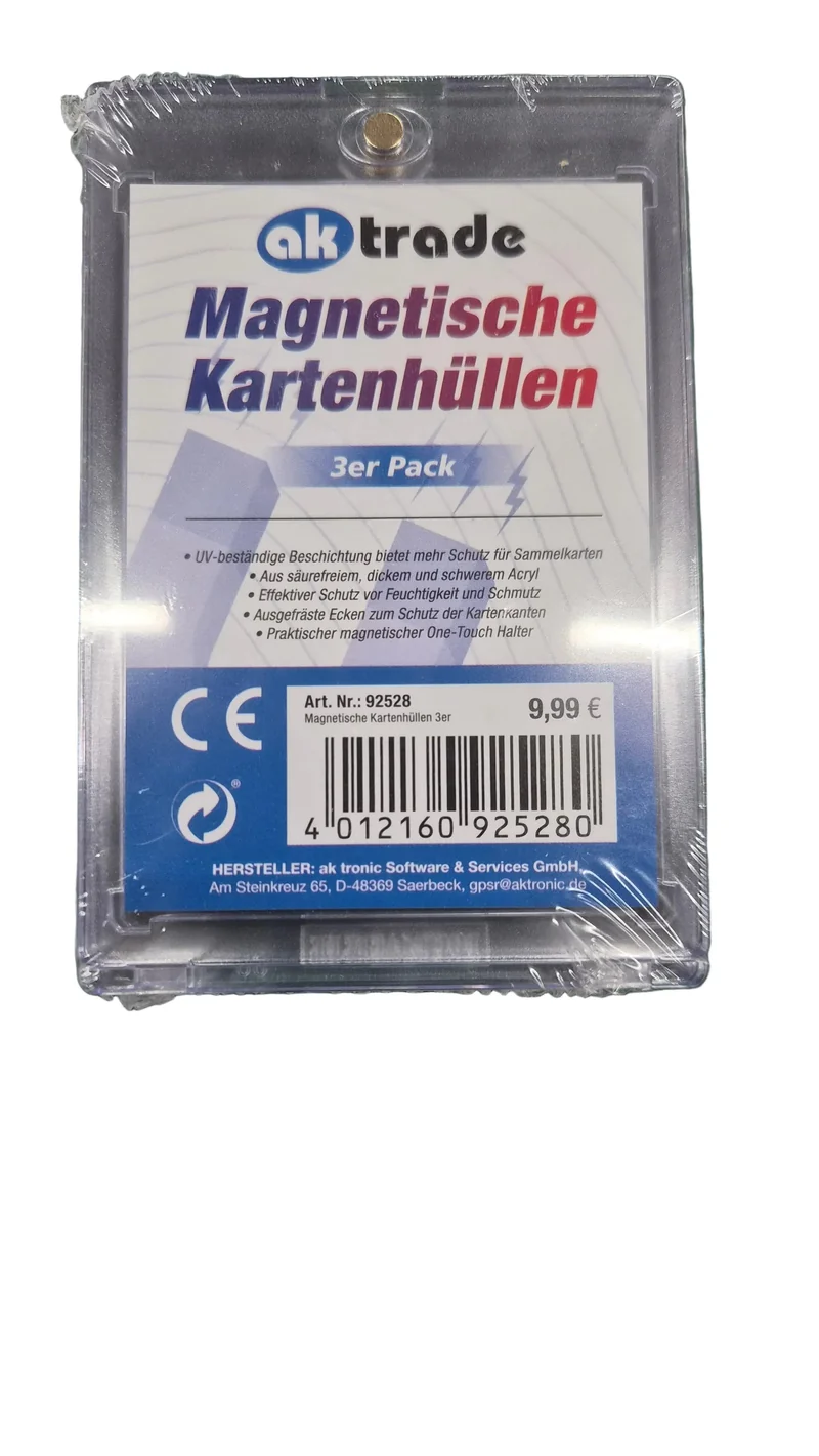 AK trade - Magnetische Kartenhüllen 3er Pack